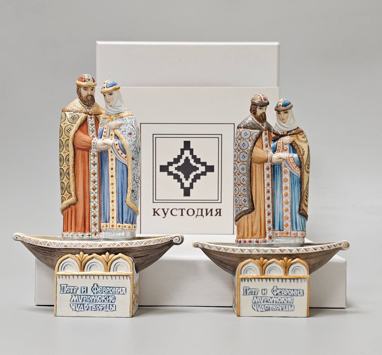 Святые Пётр и Феврония Муромские —
керамическая мастерская Кустодия сделала несколько миниатюр ко дню их чествования, 8 июля. То есть сегодня.
С праздником! ❤️
Высота статуэток 13,5-15 см.
#керамика | Сетка — социальная сеть от hh.ru