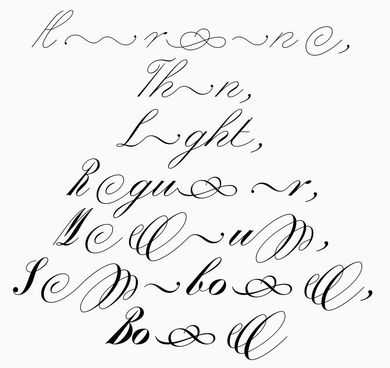 Dinamo снова экспериментируют. Их новый шрифт Honeymoon сочетает вещи, которые обычно несовместимы: моноширинность (каждая буква одной ширины) и рукописный скрипт с завитками и плавными линиями | Сетка — социальная сеть от hh.ru