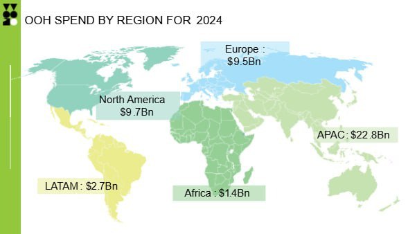 ⚡️ По итогам своей конференции в Мексике всемирная организация рекламы вне дома (WOO) выпустила свежее исследование глобальных расходов на OOH
💜 В 2024 году глобальные расходы на OOH составят 4,8% рек... | Сетка — социальная сеть от hh.ru
