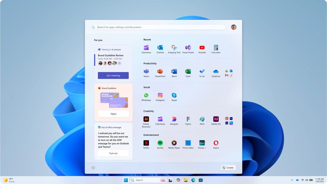 🪟 Как команда Microsoft переделала меню «Пуск»
Дизайнеры из Windows рассказали, как обновляли меню «Пуск». Они опросили тысячи людей, сделали простые макеты и проверили их на пользователях | Сетка — социальная сеть от hh.ru