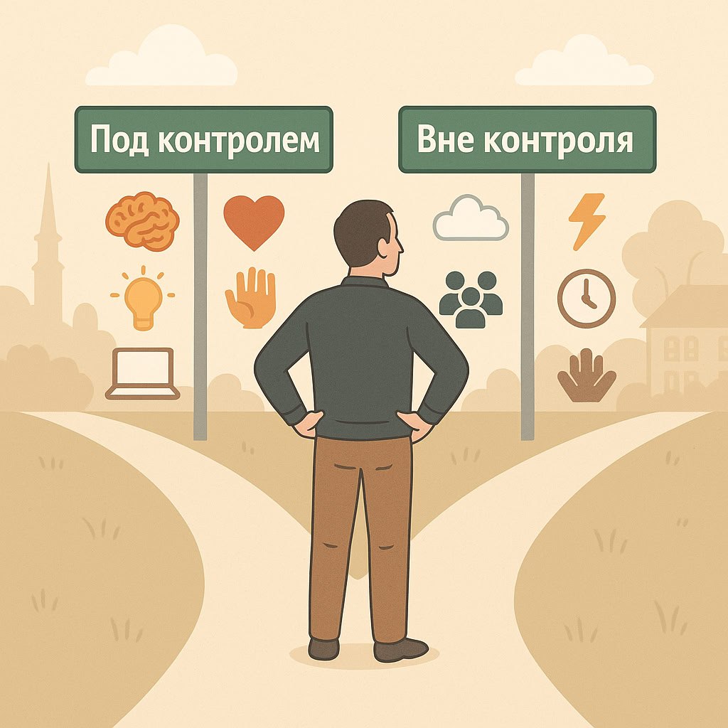 🔥 Стал меньше переживать о работе. Вот как.
Стоицизм, часть 3: дихотомия контроля
Дихотомия контроля — с одной стороны, звучит просто | Сетка — социальная сеть от hh.ru