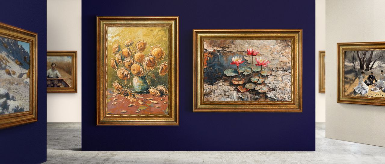 🏜Засуха XXI века глазами импрессионистов (и искусственного интеллекта)
Veolia, французская многопрофильная компания, специализирующаяся на поставке и очистке воды, а также на коммунальном обслуживании... | Сетка — социальная сеть от hh.ru