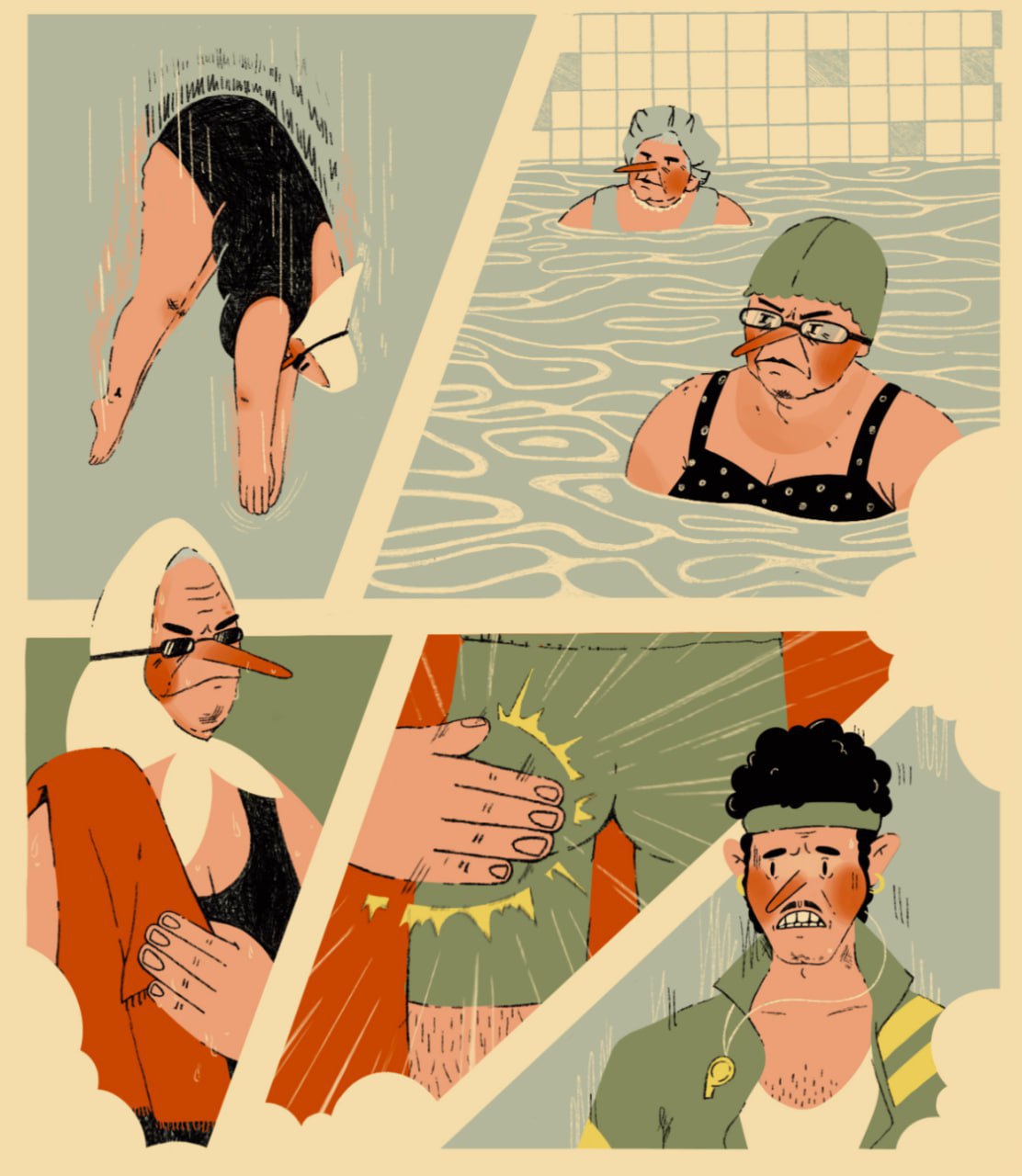 К посту выше хочу повторить про комикс о гангста-бабке (однозначно самый крутой супергерой)
Весь проект по ссылке
Автор: Полина Чадаева
#русскийдиджиталарт | Сетка — социальная сеть от hh.ru