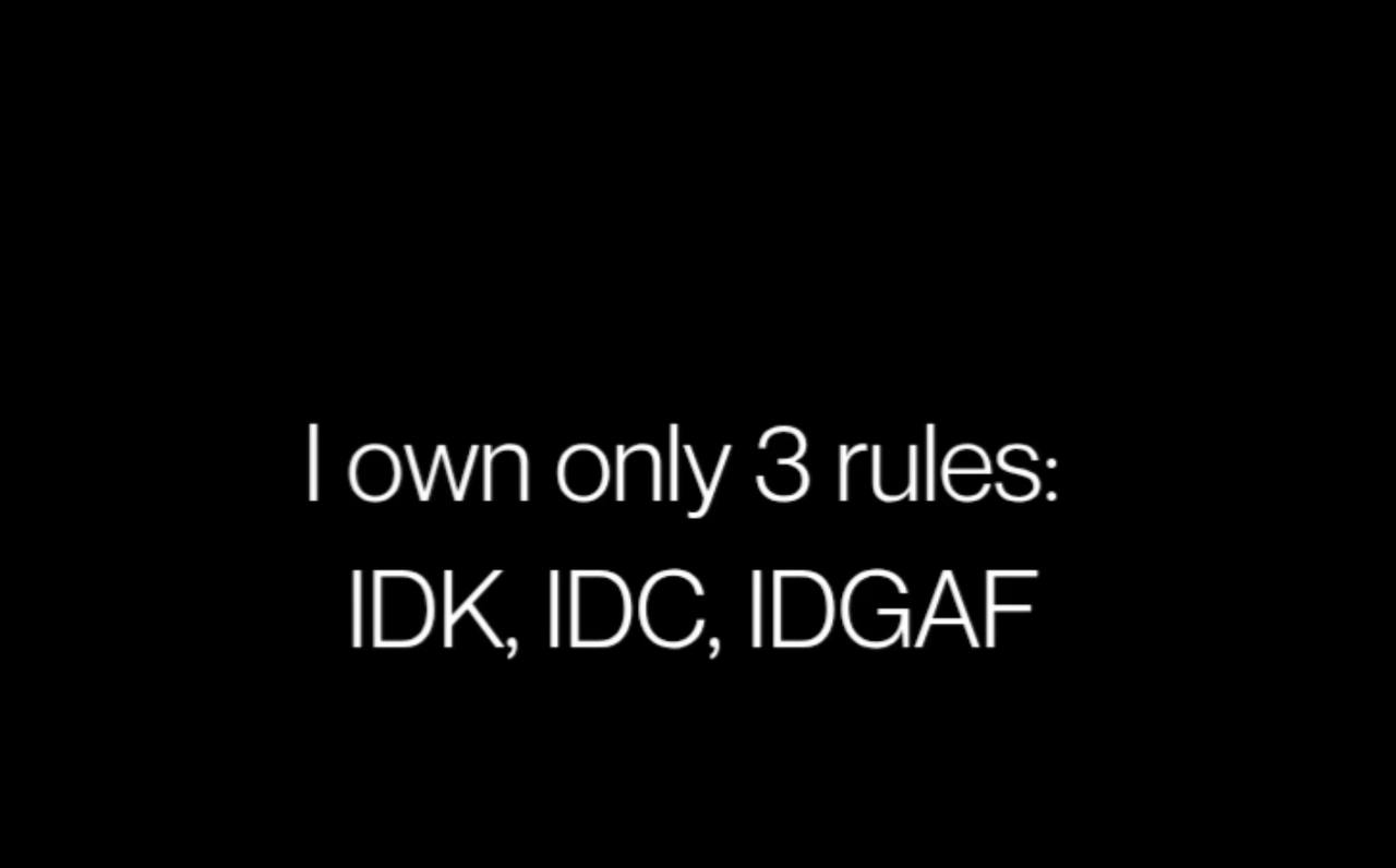 Задачка на сегодня: что такое IDK, IDC, IDGAF (спойлер: СДВГ тут нет)
Ответы:
IDK = I don’t know
IDC = I don’t care
IDGAF = I don’t give a fuck
Пока еще я могу писать об этом, запись на английский лет... | Сетка — социальная сеть от hh.ru
