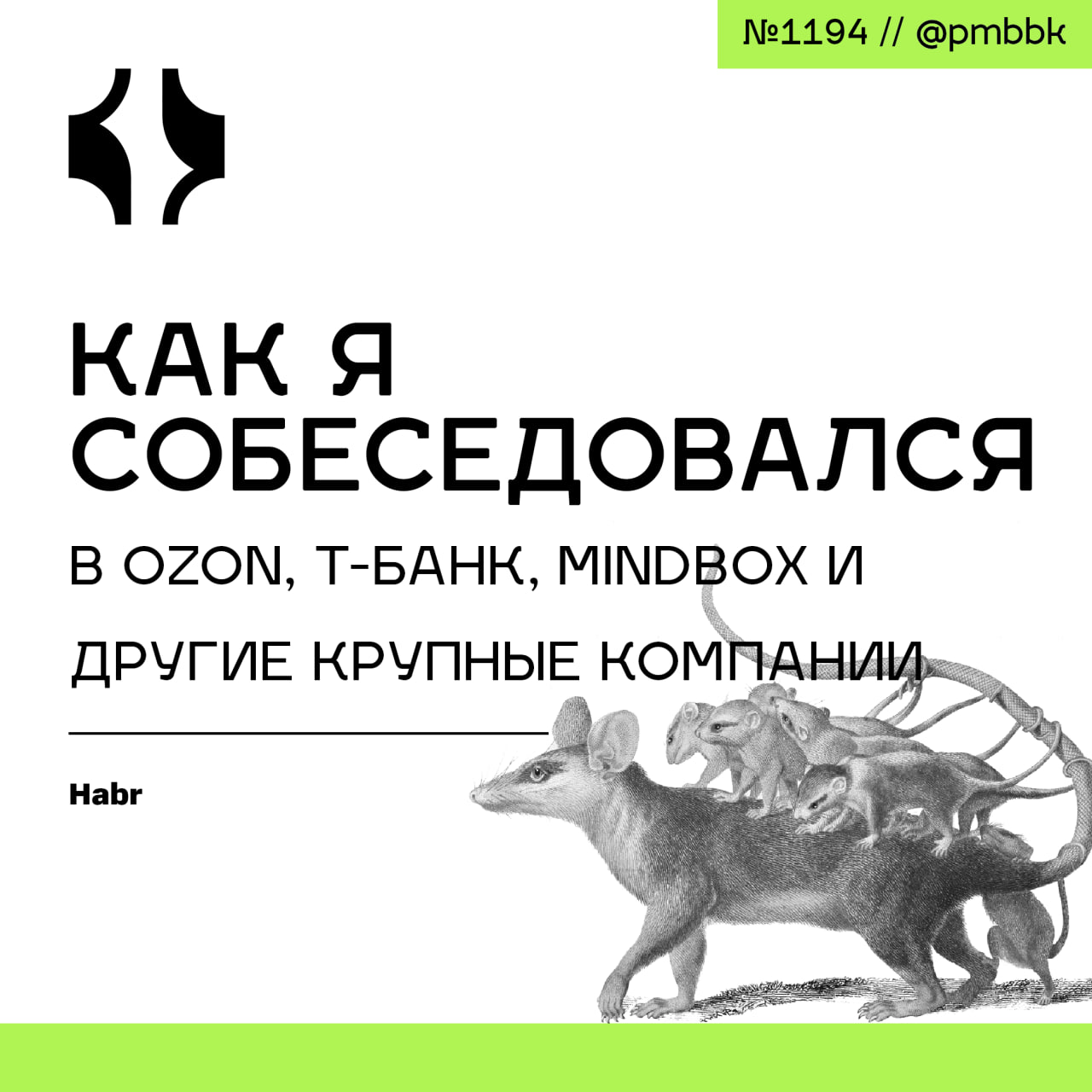 🔎 Как я собеседовался в Ozon, Т-Банк, Mindbox и другие крупные компании
Я сеньор и тимлид. До недавнего времени работал в Росатоме, пока там внезапно не сократили целую дирекцию по цифровизации | Сетка — социальная сеть от hh.ru