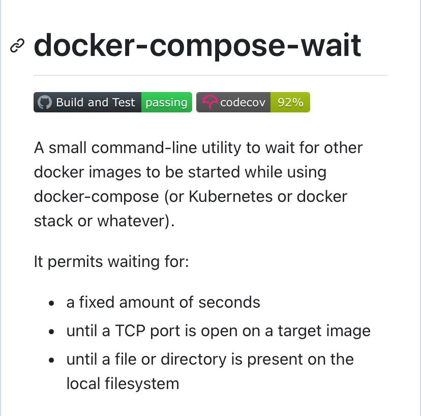 ⏳ docker-compose-wait —  незаменим для синхронизации | Сетка — социальная сеть от hh.ru
