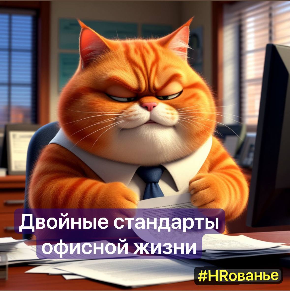 *Я делаю задачу медленно → тормоз.
Директор делает медленно → Перфекционист!
Я не делаю задачу → Лентяйка!
Директор не делает → Он слишком занят!
Я проявляю инициативу → Выделываюсь | Сетка — социальная сеть от hh.ru