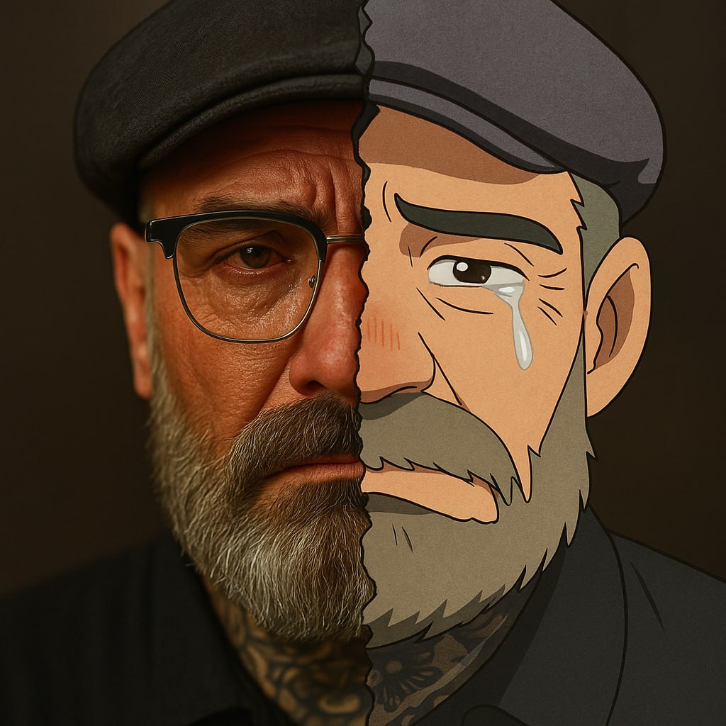 Твоё селфи в стиле Ghibli, но с ноткой драмы 💔
Хочешь увидеть себя на стыке реальности и волшебного мира Хаяо Миядзаки? Этот промпт превратит твое фото в арт-объект, полный эмоций | Сетка — социальная сеть от hh.ru