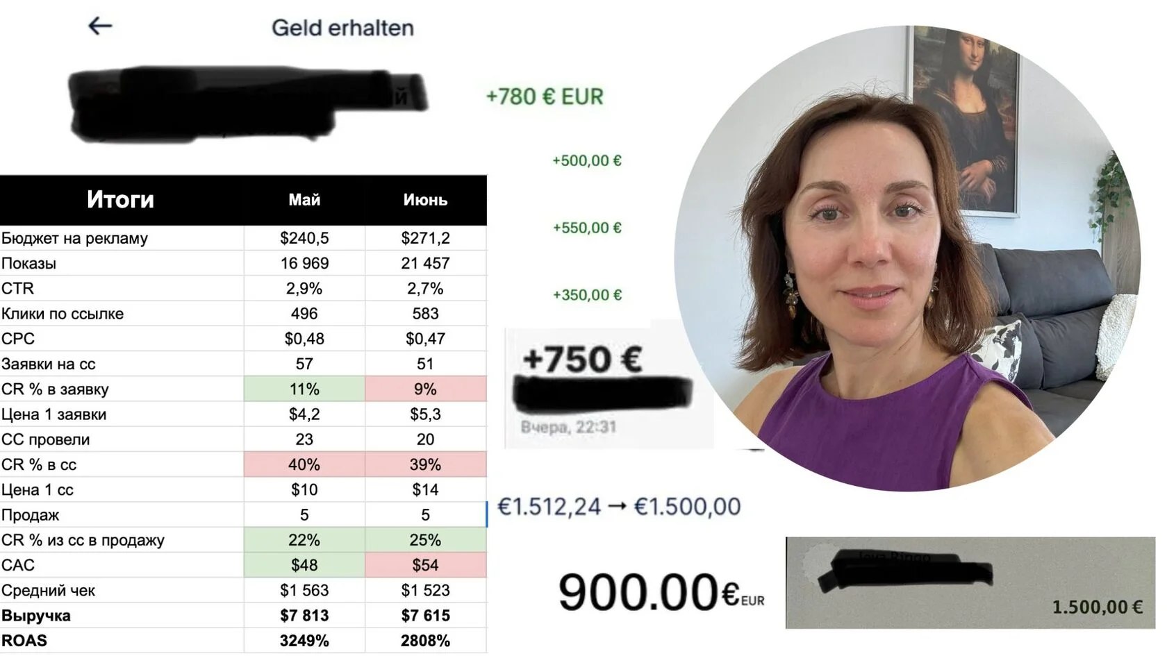 🔥 Получила 600к, наняв ИИ
Привет, это Денис Ффринг 👋
Психолог Елена, находясь в эмиграции, с нуля вышла на стабильные 600 000 ₽ в месяц этим летом.
Без команды маркетологов.
Без раскаченного блога | Сетка — социальная сеть от hh.ru