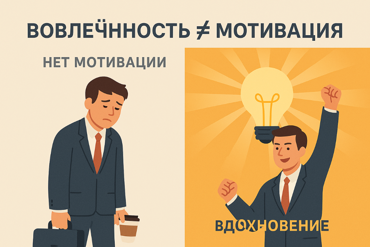 Вовлечённость ≠ Мотивация | Сетка — социальная сеть от hh.ru