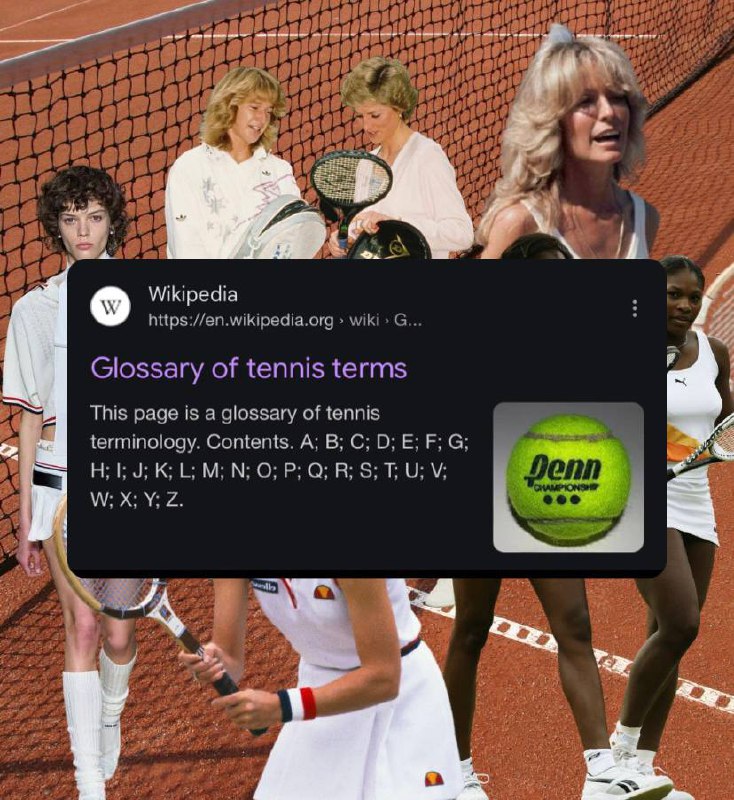Теннис и Инглиш 🎾
В теннис этим летом играют все (кроме меня), если смотреть лексику по теме, то можно подумать, что в английском есть отдельный «теннисный» диалект
https://en.m.wikipedia | Сетка — социальная сеть от hh.ru