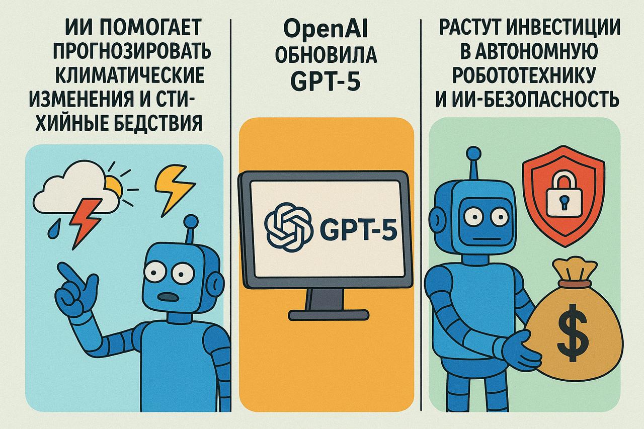 📰 Новости ИИ 13 июля 2025
Основные события дня:


OpenAI обновила GPT-5 с улучшенной мультимодальностью
Новая версия модели получила расширенные возможности обработки видео и аудио, что открывает новы... | Сетка — социальная сеть от hh.ru