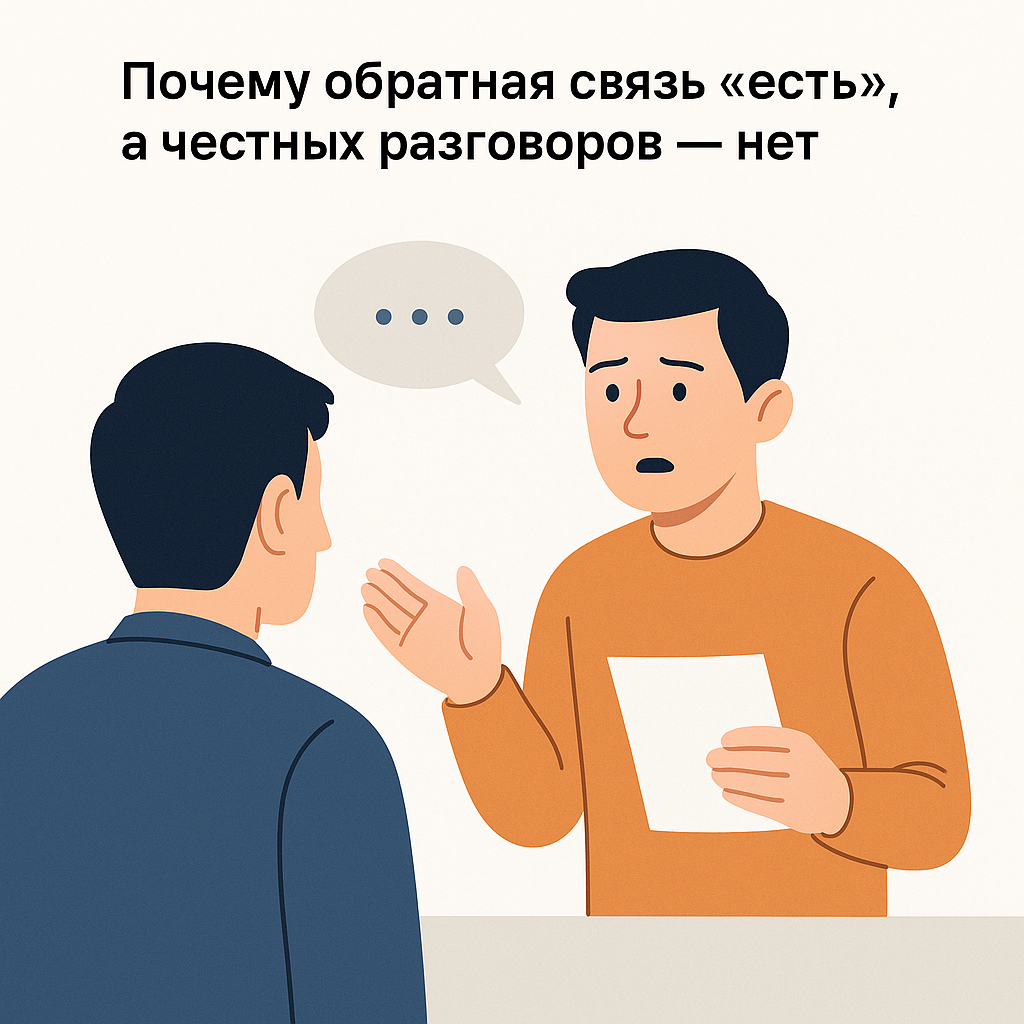Почему обратная связь “есть”, а честных разговоров — нет? | Сетка — социальная сеть от hh.ru