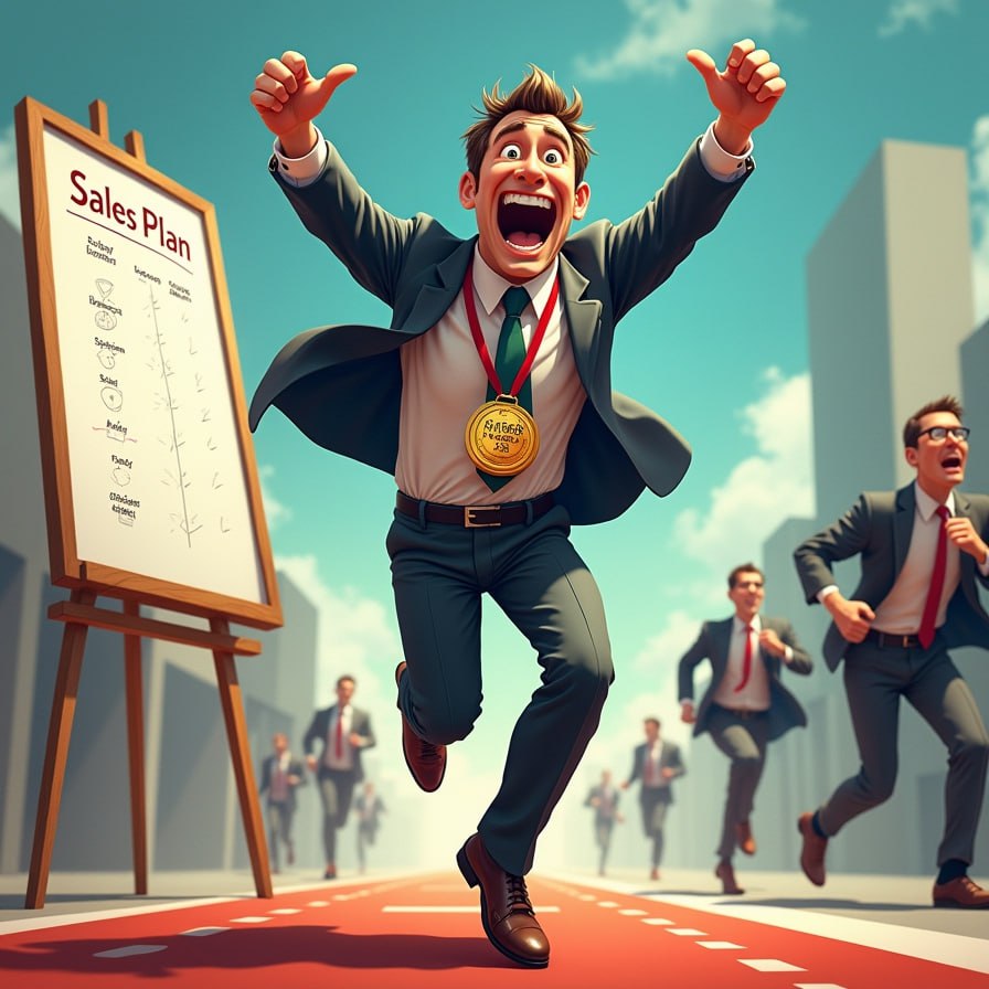 🔹 Шутка Понедельника от SalesCoachAI 🔹
Почему руководитель отдела продаж порой выглядит так, будто только что выиграл марафон?
Потому что он целый квартал убегает от планов и догоняет клиентов!
#Шутки... | Сетка — социальная сеть от hh.ru