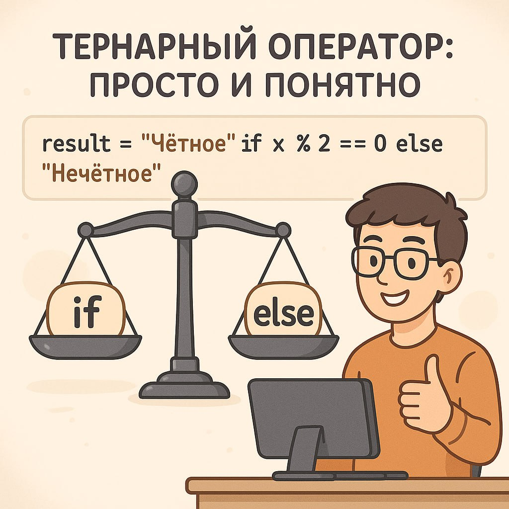 Тернарные операторы — просто и понятно | Сетка — социальная сеть от hh.ru