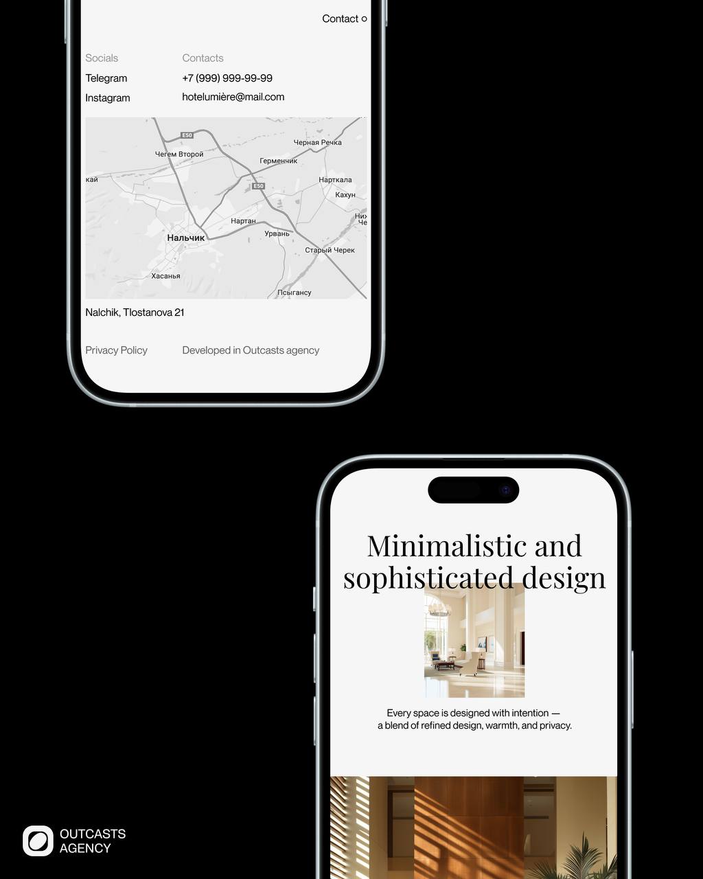 Корпоративный сайт для Hotel Lumière
Мы разработали сайт для Hotel Lumière — бутик-отеля, в котором сочетаются архитектурная простота, тактильность и свет | Сетка — социальная сеть от hh.ru