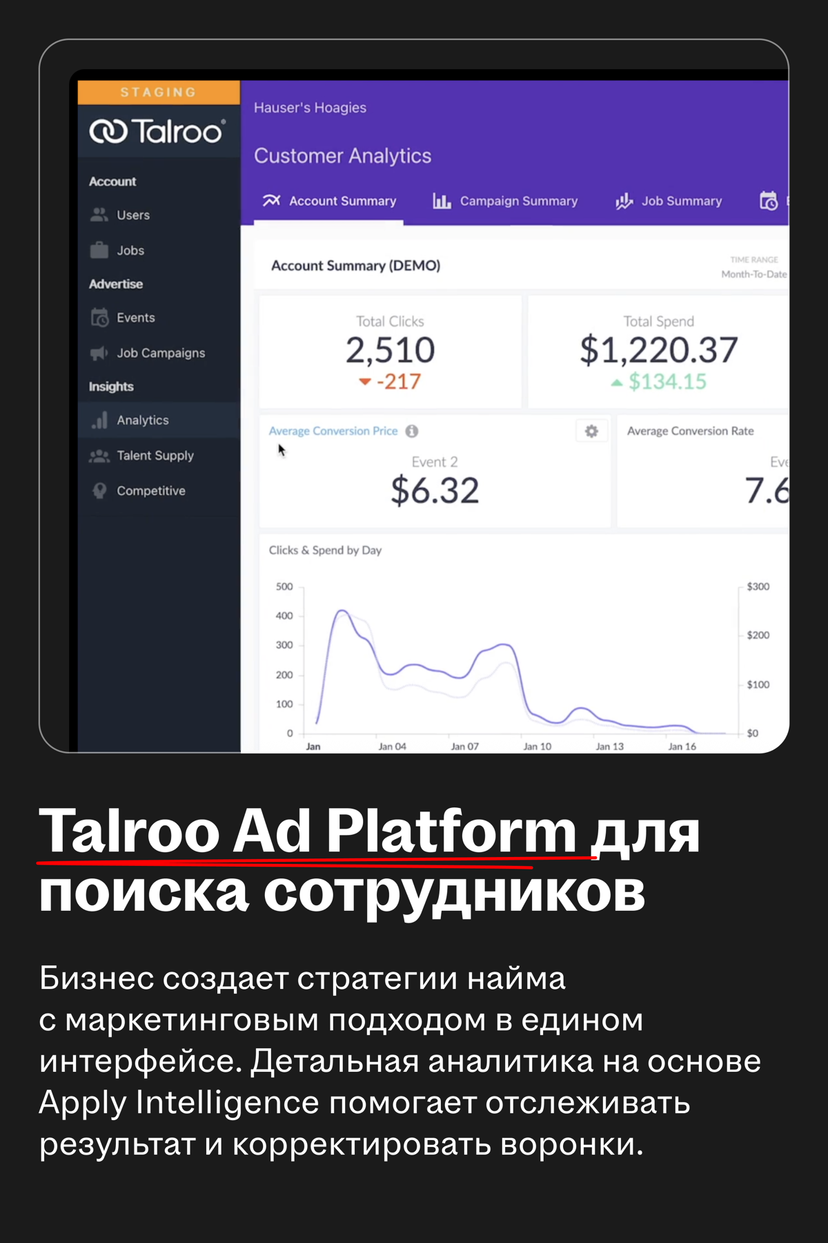 Talroo стал HRTech-компанией года по версии Netty Awards 2025
🌟 Что за сервис
Talroo — платформа для найма сотрудников рабочих, сервисных и технических профессий: водителей, складских работников, элек... | Сетка — социальная сеть от hh.ru