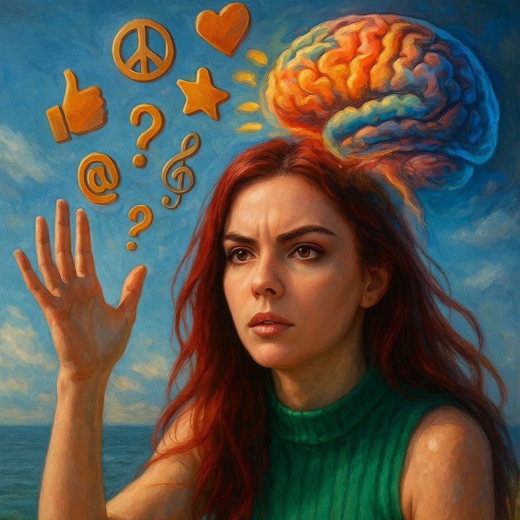 💪 Семиотика — это не теория для скучных профессоров, а реальный инструмент для личного бренда  
Представьте себе кофейню. У неё серо-голубой логотип, вытянутый шрифт без засечек, а в меню матча и сидр | Сетка — социальная сеть от hh.ru