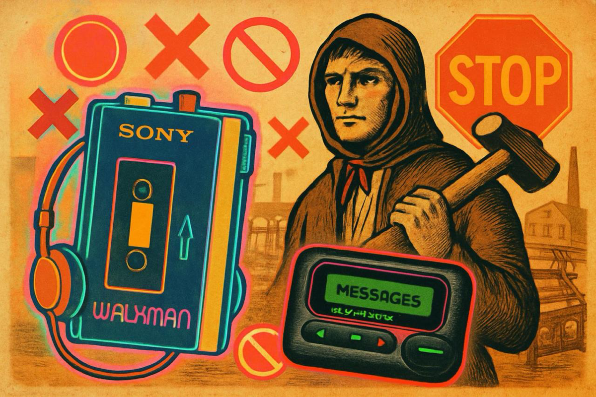 Sony Walkman, пейджеры и современные луддиты | Сетка — социальная сеть от hh.ru