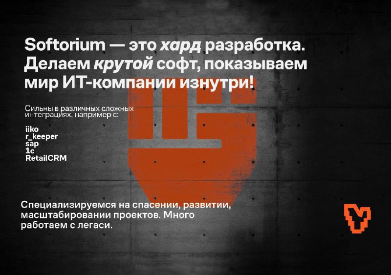 Сегодня партнерский пост от Сибирских братишек Softorium — хард разработчиков | Сетка — социальная сеть от hh.ru