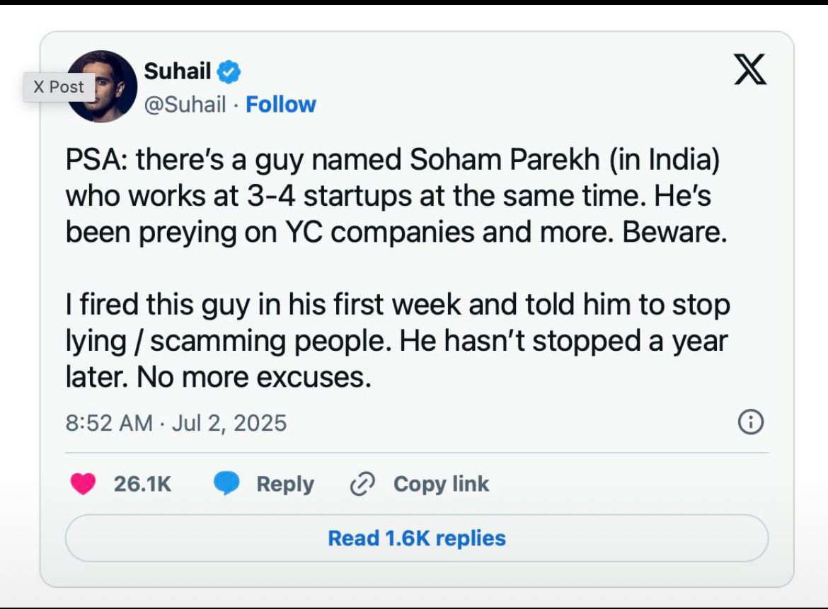 Сохам Парех: Как стартапам не нанять «фантомного» сотрудника | Сетка — социальная сеть от hh.ru