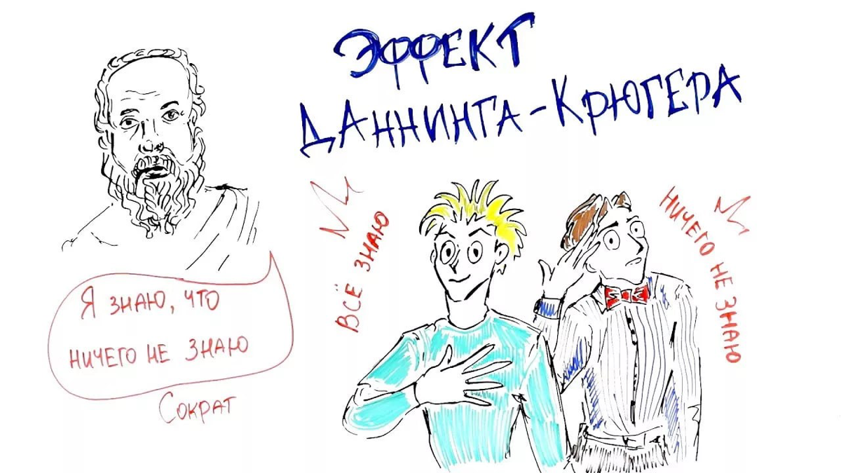 Эффект Даннинга-Крюгера | Сетка — социальная сеть от hh.ru
