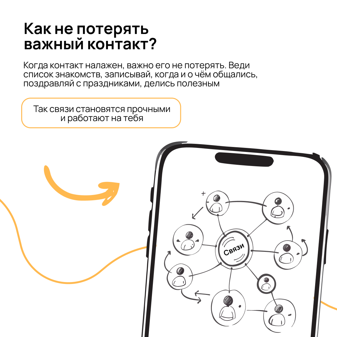 Интересные партнёрства не появляются из ниоткуда — сначала нужно завести крепкие связи 💪
Рассказываем, как найти точки соприкосновения, чем быть полезным другим и где искать тех, с кем получится запус... | Сетка — социальная сеть от hh.ru