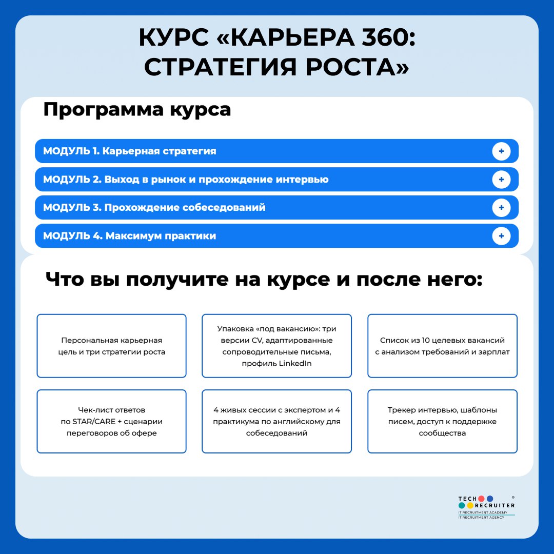 Мы сделали курс для тех, кто устал от бесконечного поиска «нормальной» работы
Он для тех, кто:

откликается на не очень привлекательные вакансии, потому что думает, что для других еще не слишком хорош... | Сетка — социальная сеть от hh.ru