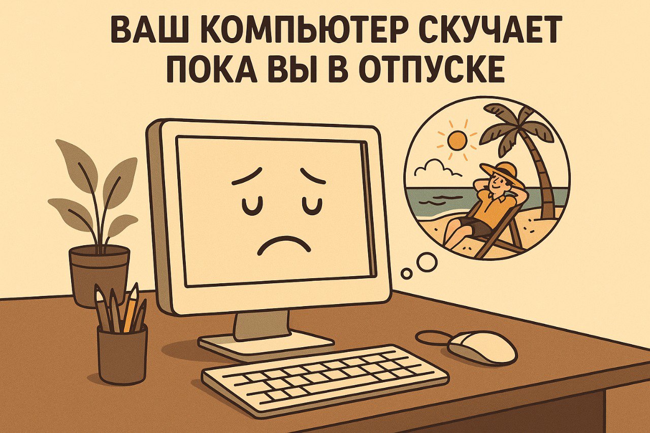 Ну что, друзья, половина лета… покинула чат! 😎
Все отдыхают, а наши компьютеры забыты. Не горят привычные яркие огни экранов, клавиатуры ждут ваших прикосновений, мышки чувствуют себя одиноко.. | Сетка — социальная сеть от hh.ru