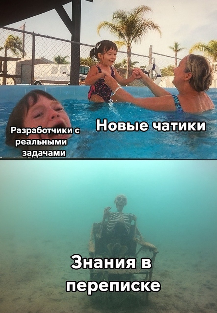 Пятничное: Больше чатов — Богу чатов
Хроника Васиного погружения в корпоративный шум
📥 День 1. «Добро пожаловать!»
HR кидает ссылку на company-team | Сетка — социальная сеть от hh.ru