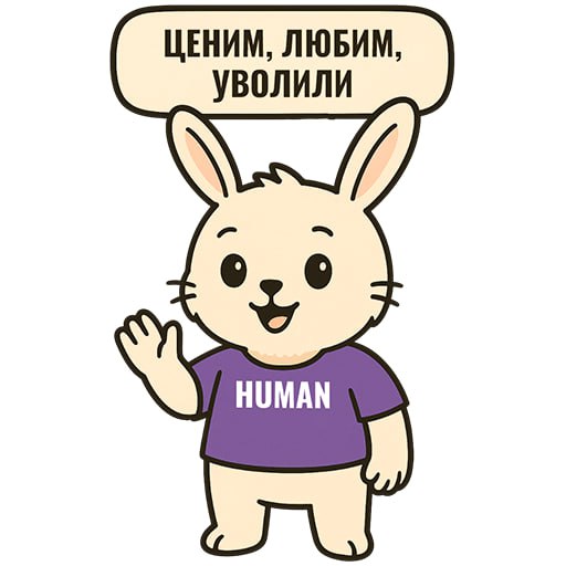 🆕🆕🆕
🐰 Порция милоты в вашу рабочую переписку!
Мы подготовили новые стикеры — и знакомьтесь: Кролик Human. Милый. Харизматичный. И, конечно, HR | Сетка — социальная сеть от hh.ru