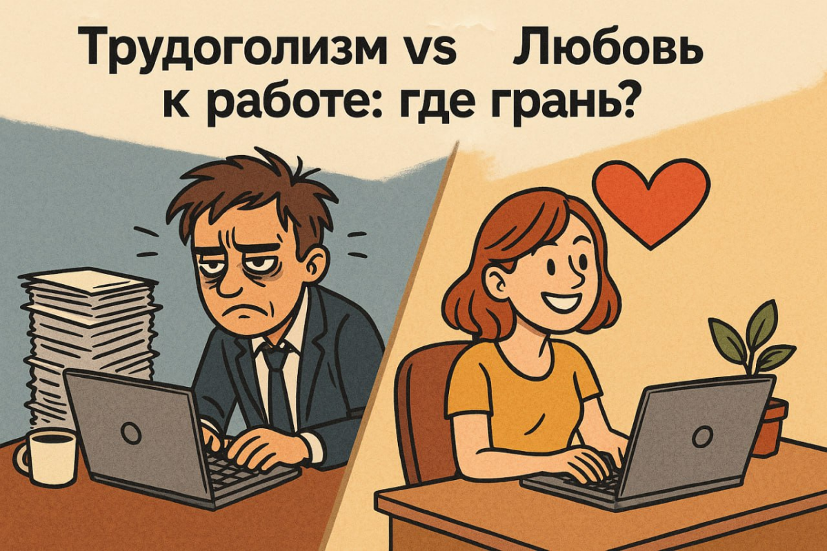 Трудоголизм vs Любовь к работе: где грань? | Сетка — социальная сеть от hh.ru