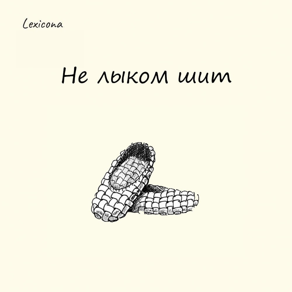 Не лыком шит
Сегодня так говорят о человеке неглупом, смекалистом. Происхождение фразеологизма связано как с тем, что работа по плетению из лыка (коры дерева) лаптей, коробов, рогожи и т. п | Сетка — социальная сеть от hh.ru