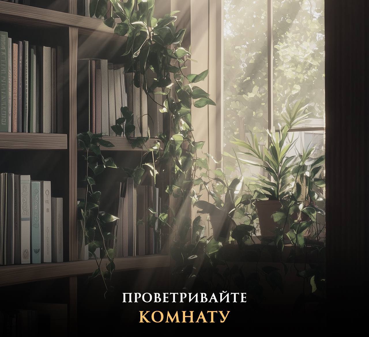🔥 Не забывайте впускать свежий воздух в комнату.
Чистый воздух не только дарит ощущение свежести, но и положительно влияет на здоровье | Сетка — социальная сеть от hh.ru