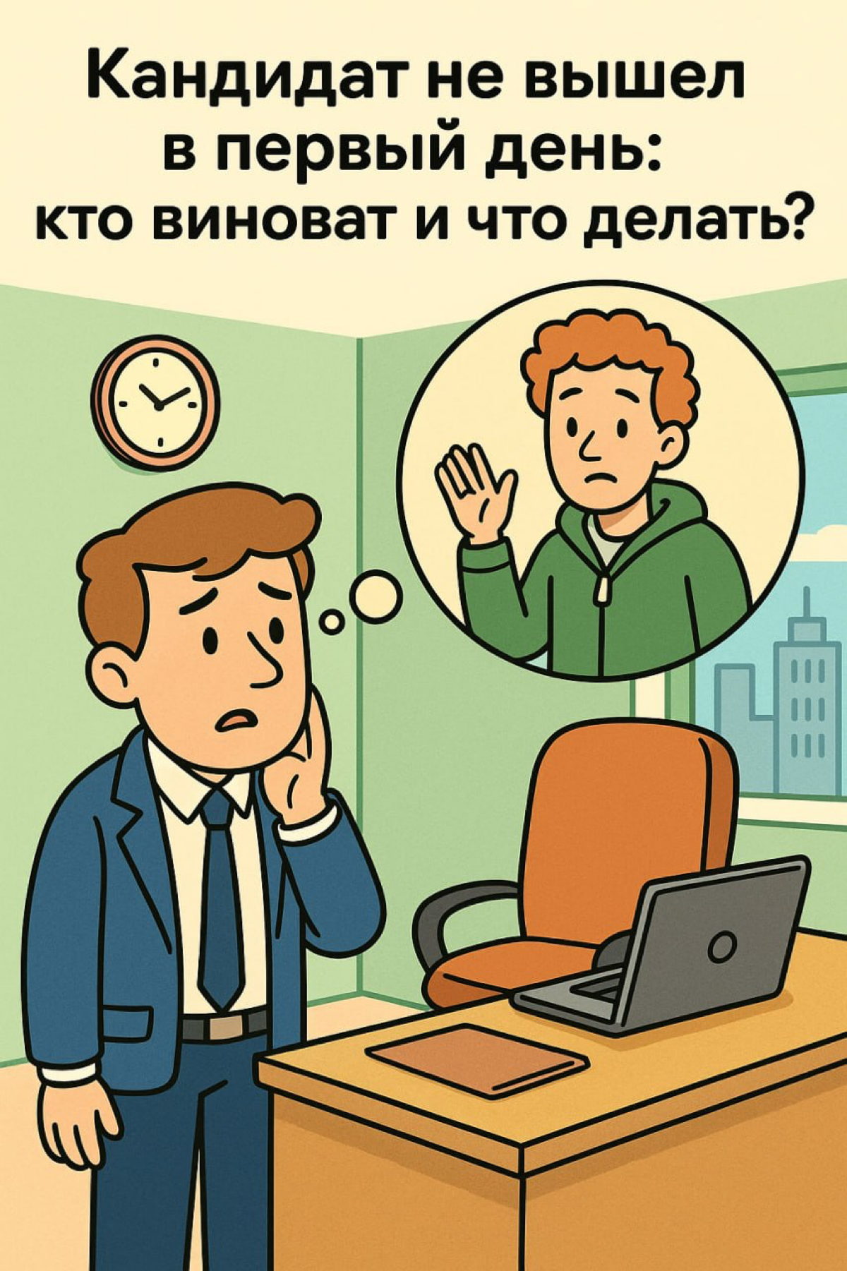 Кандидат не вышел в первый день: кто виноват и что делать? | Сетка — социальная сеть от hh.ru