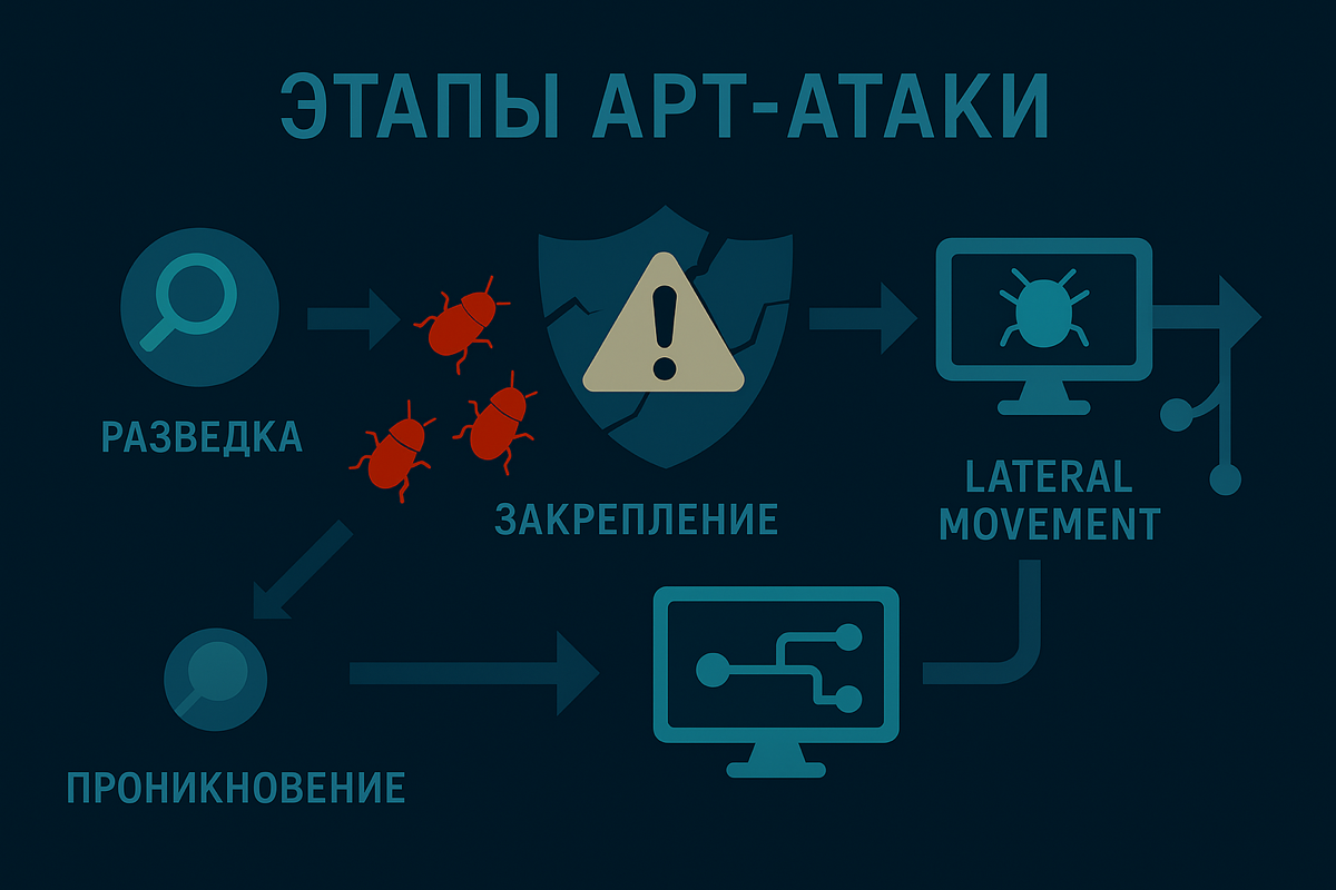 Анатомия APT-атаки: от разведки до последствий | Сетка — социальная сеть от hh.ru