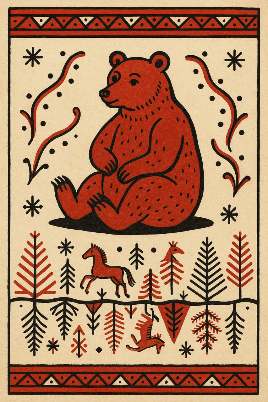 🎨 Древнерусская магия в нейросетях: Промпт в стиле Мезенской росписи
Хотите создавать арты с душой русского Севера? Этот промпт — настоящая машина времени | Сетка — социальная сеть от hh.ru