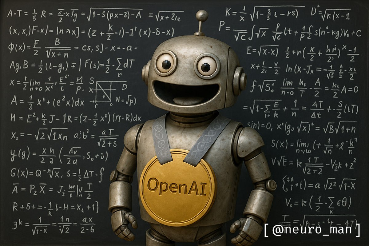 Модель от OpenAI взяла «золото» на Международной математической олимпиаде
На Международной математической олимпиаде экспериментальная модель OpenAI решила пять из шести задач и набрала 35 баллов из 42... | Сетка — социальная сеть от hh.ru