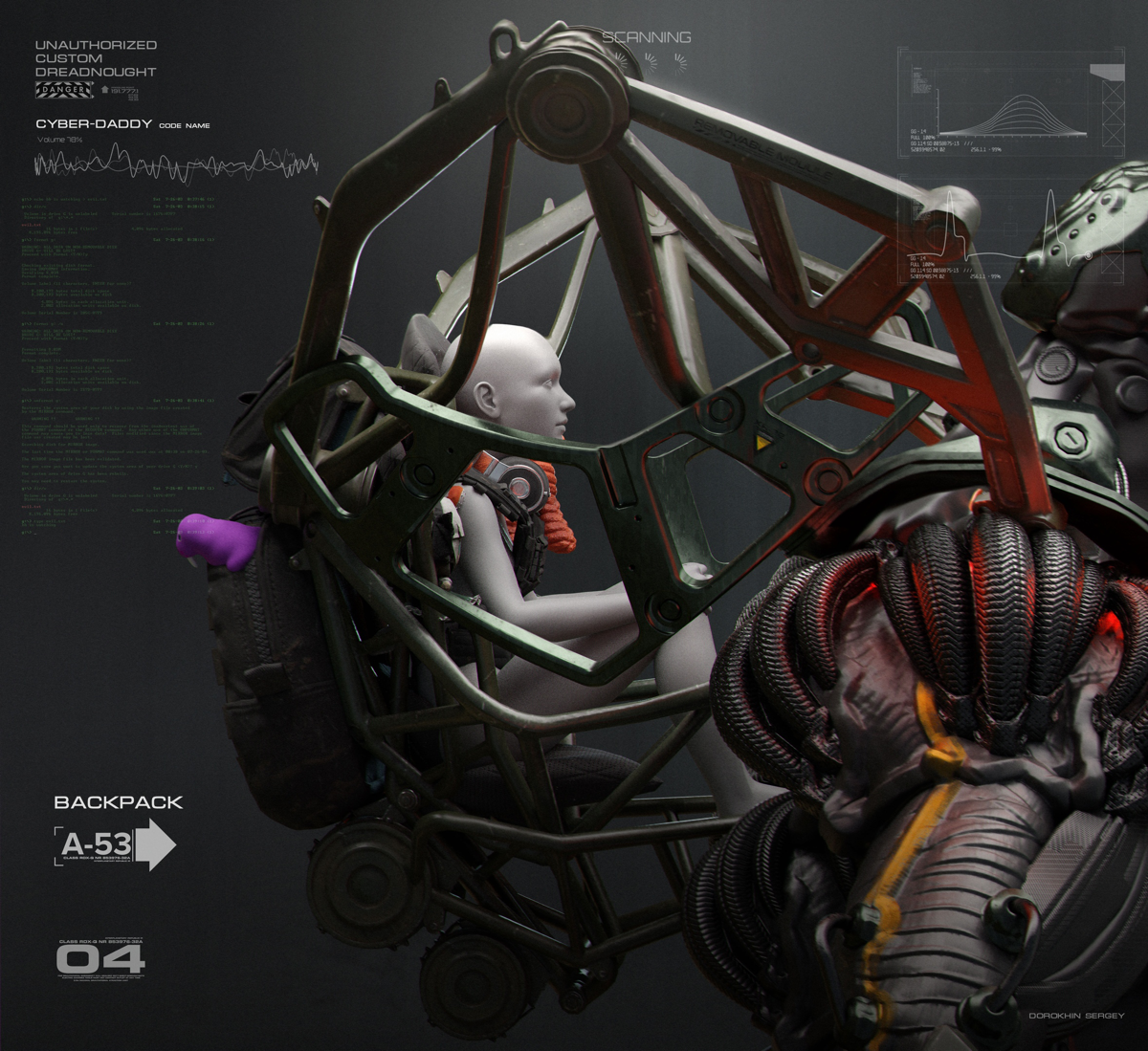 Concept design “Cyber-daddy” | Сетка — социальная сеть от hh.ru