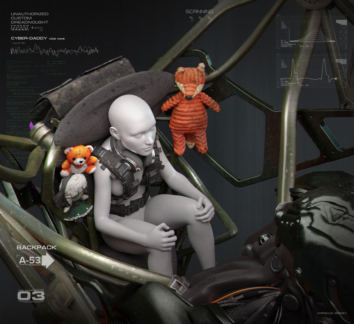 Concept design “Cyber-daddy” | Сетка — социальная сеть от hh.ru