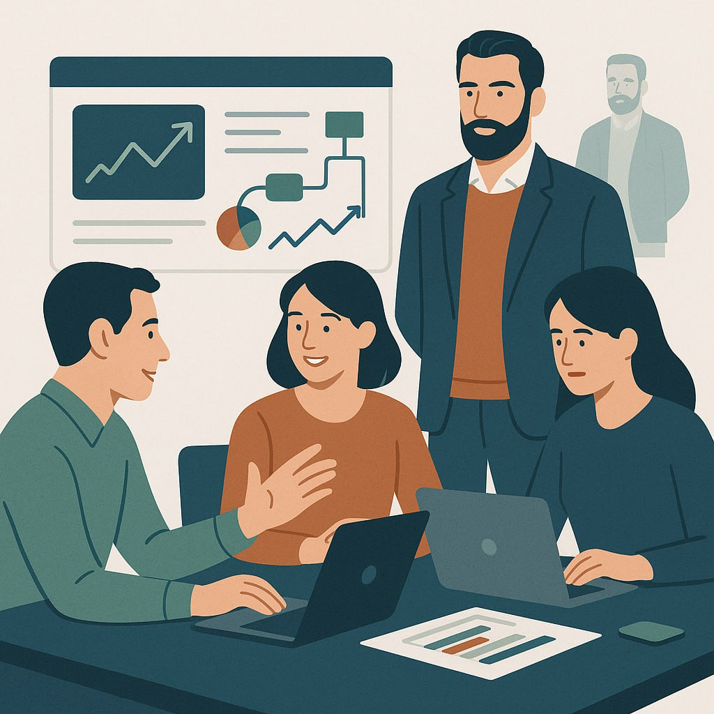 KPI для руководителей: оцениваем, обсуждаем, уточняем  
Идея этой статьи появилась после предложения Артёма Диброва — поговорить о KPI для управленцев | Сетка — социальная сеть от hh.ru