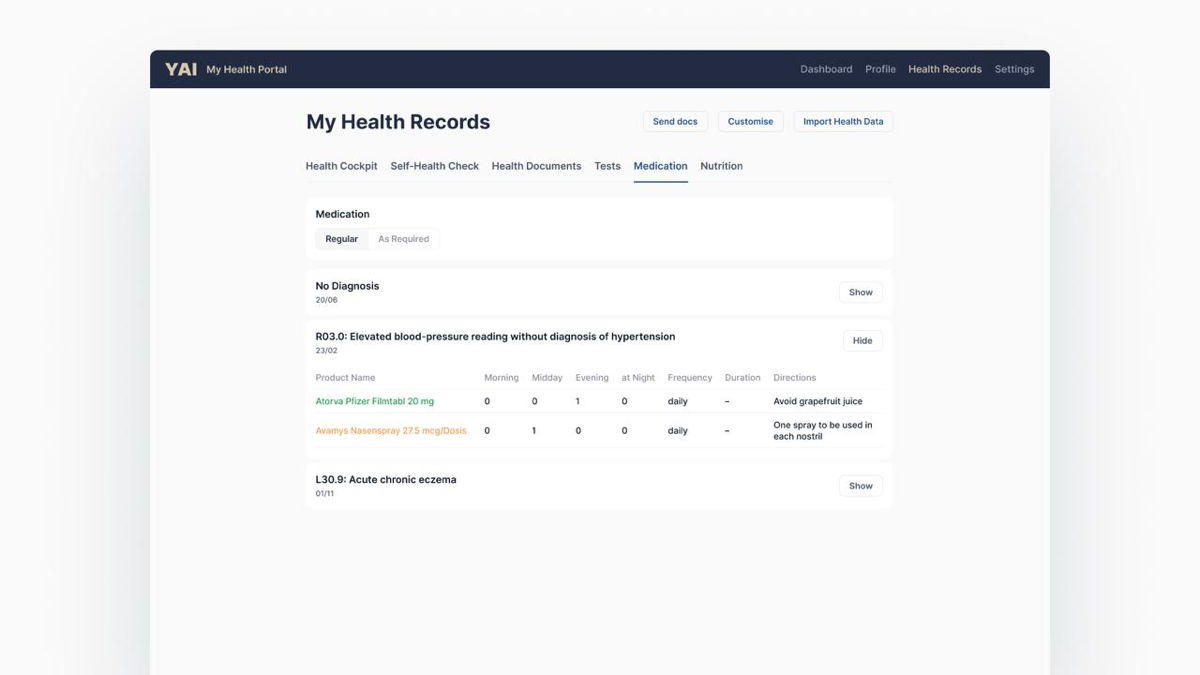 Друзья, делюсь еще одним проектом из недавнего опыта:
MyHealth Portal – сервис для отслеживания показателей здоровья на основе результатов анализов | Сетка — социальная сеть от hh.ru