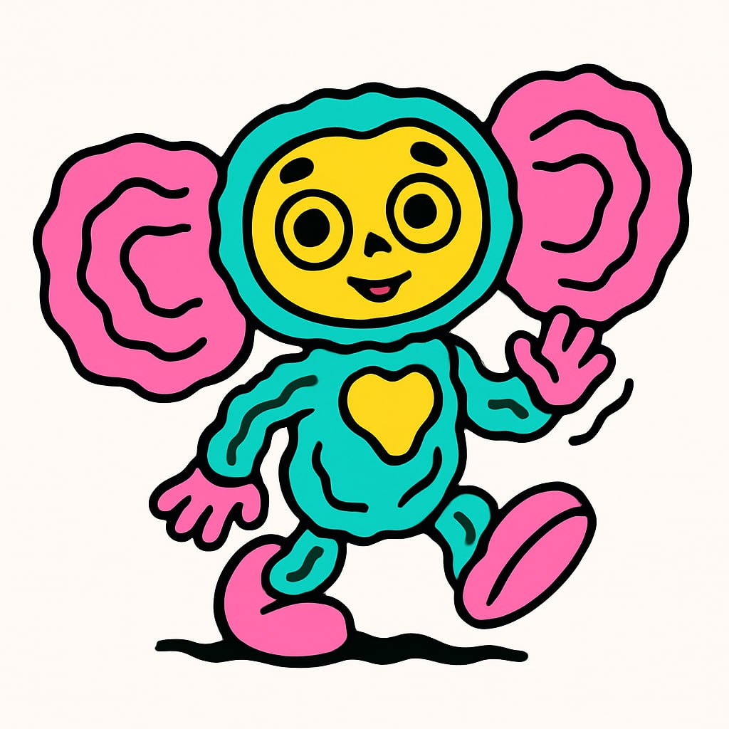 🍄 Психоделический трип для ваших любимых героев с GPT-4o!
Хотите превратить любого персонажа из мультфильма в яркую, "плавящуюся" и супер-стильную векторную иллюстрацию? Этот промпт — настоящая находк... | Сетка — социальная сеть от hh.ru