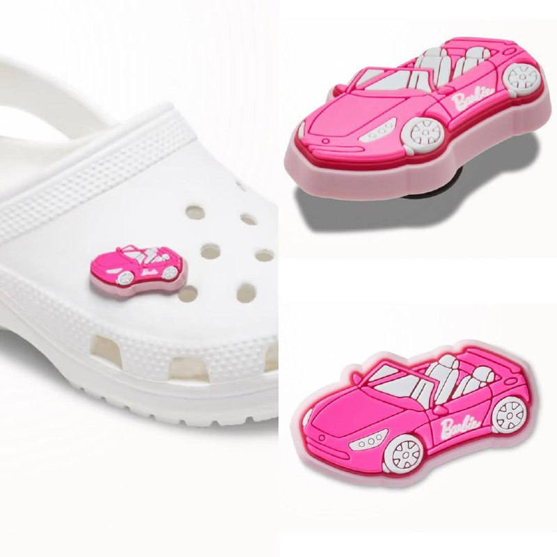 Crocs дропнули новую коллекцию по Barbie! В линейке клогги, сандали и джиббитсы, а главное — всё розовое. | Сетка — социальная сеть от hh.ru
