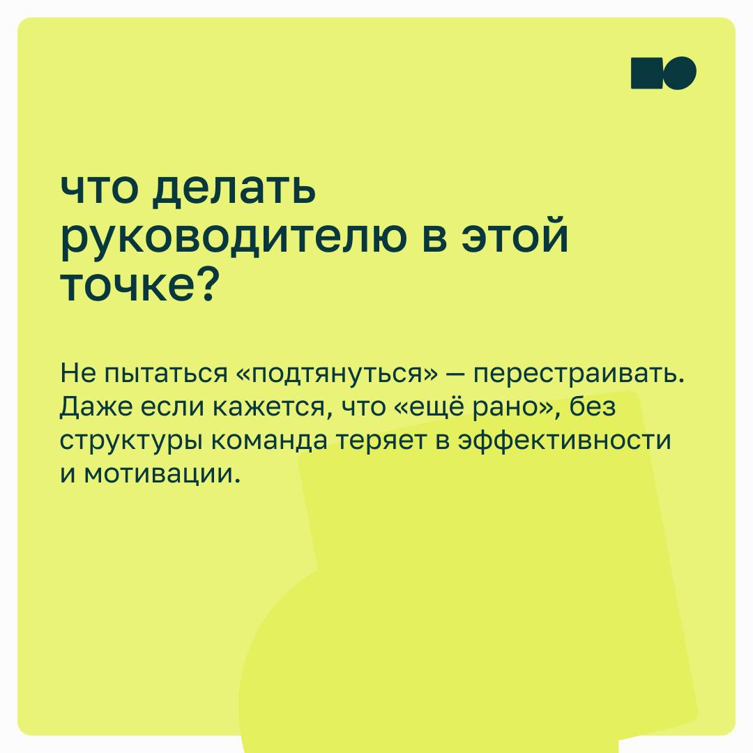 ⭐ Когда команда растёт быстрее, чем структура: что делать руководителю?
Вчера вы сидели за одним столом и решали всё на лету | Сетка — социальная сеть от hh.ru