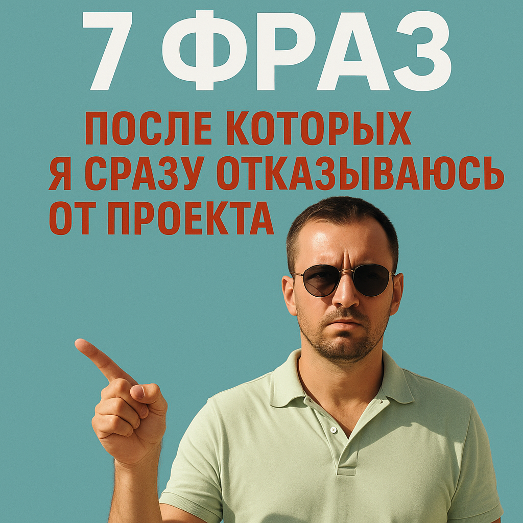 7 фраз, после которых я сразу отказываюсь от проекта | Сетка — социальная сеть от hh.ru