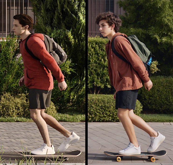 Когда человек на рендере не выглядит как баг.
У меня было несколько подходов к изучению улучшения качества и реализма 3д людей на финальных рендерах | Сетка — социальная сеть от hh.ru