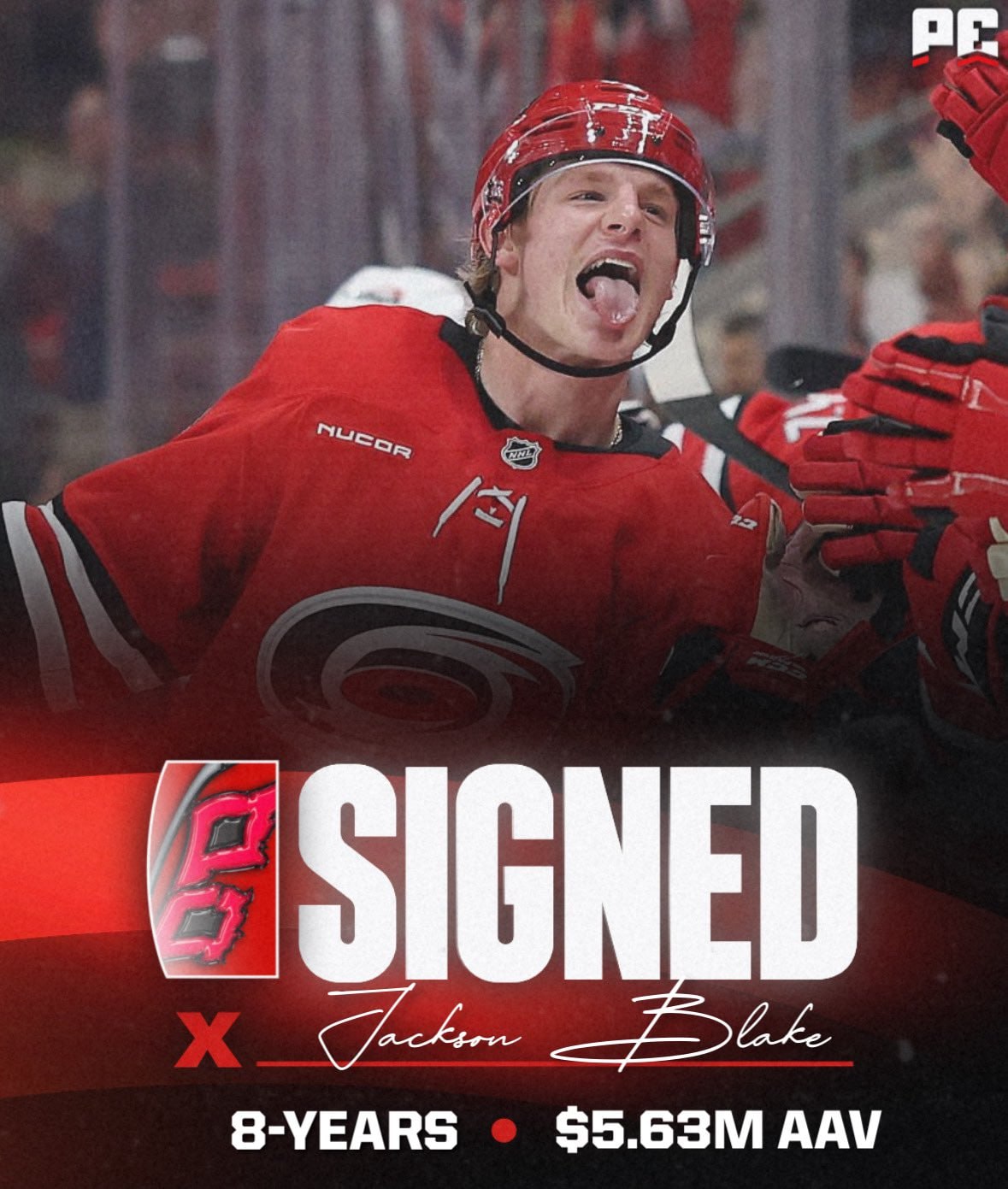 Джексон Блэйк и его новый контракт
Уж не знаю, какие слова нашёл Тульски, чтобы уговорить Джексона Блэйка заключить восьмилетнее соглашение с кэпхитом 5,625 млн $ | Сетка — социальная сеть от hh.ru