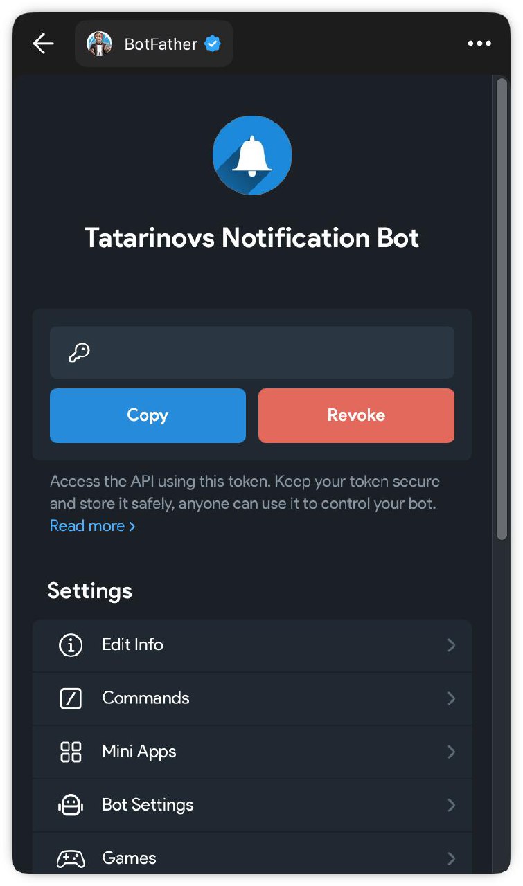 У @BotFather появилось Mini-app приложение для управлением ботом. Теперь стало чуть интуитивнее. Но старые, добрые команды тоже остались. | Сетка — социальная сеть от hh.ru