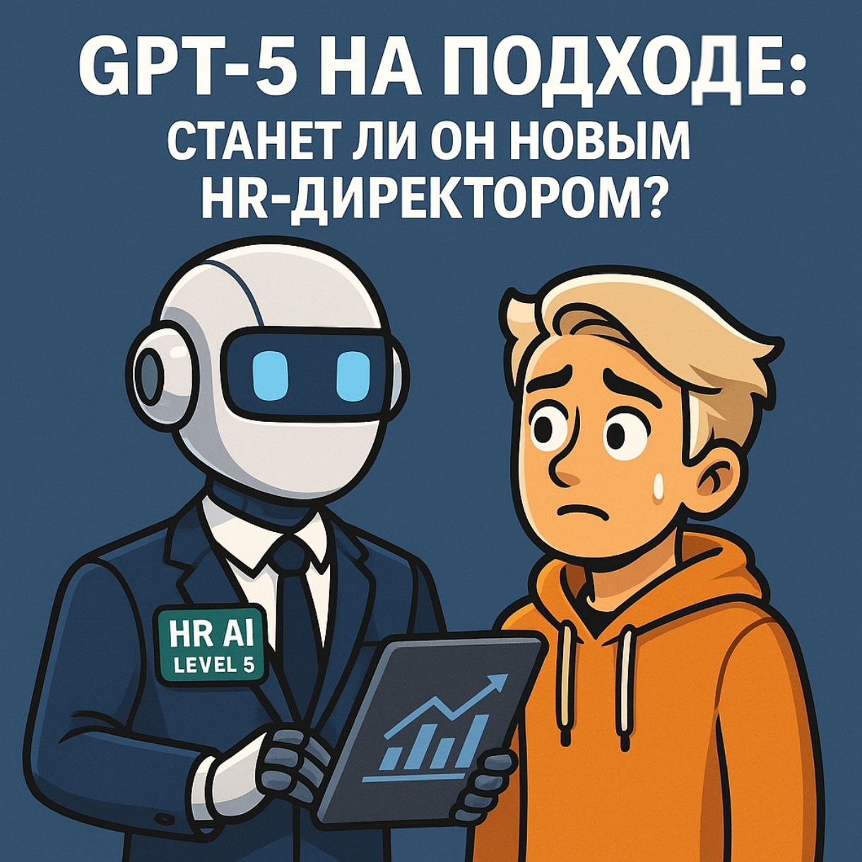 🚀 GPT‑5 на подходе: станет ли он новым HR‑директором?
GPT‑5 — это не простой чат‑бот. Это потенциальный кандидат, наставник по личному развитию и даже… отстающий сотрудник в одном флаконе | Сетка — социальная сеть от hh.ru